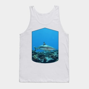 Blacktip | Reef shark at coral reef of Yap Island in Micronesia | Tank Top